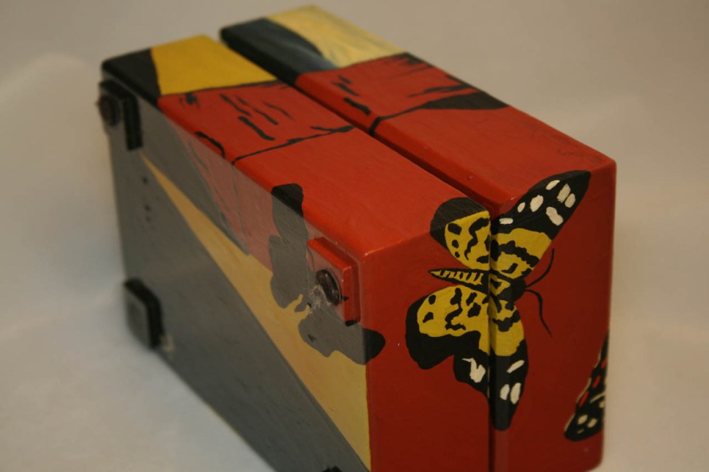 Hand-painted Jewelry Box with Salvatore Dali Butterflies